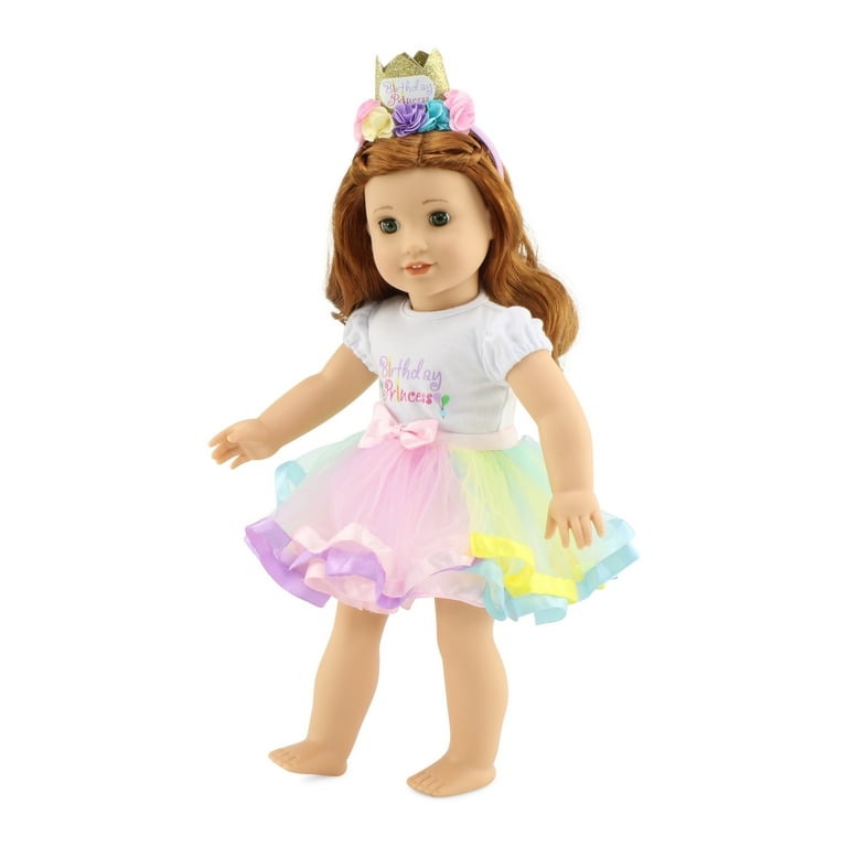 Emily Rose 18 Inch Doll Clothes Birthday Princess 3 Piece 18