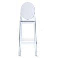 thumbnail image 3 of Heavenly Collection Clear Plastic Counter Stool SET OF 4, 3 of 5