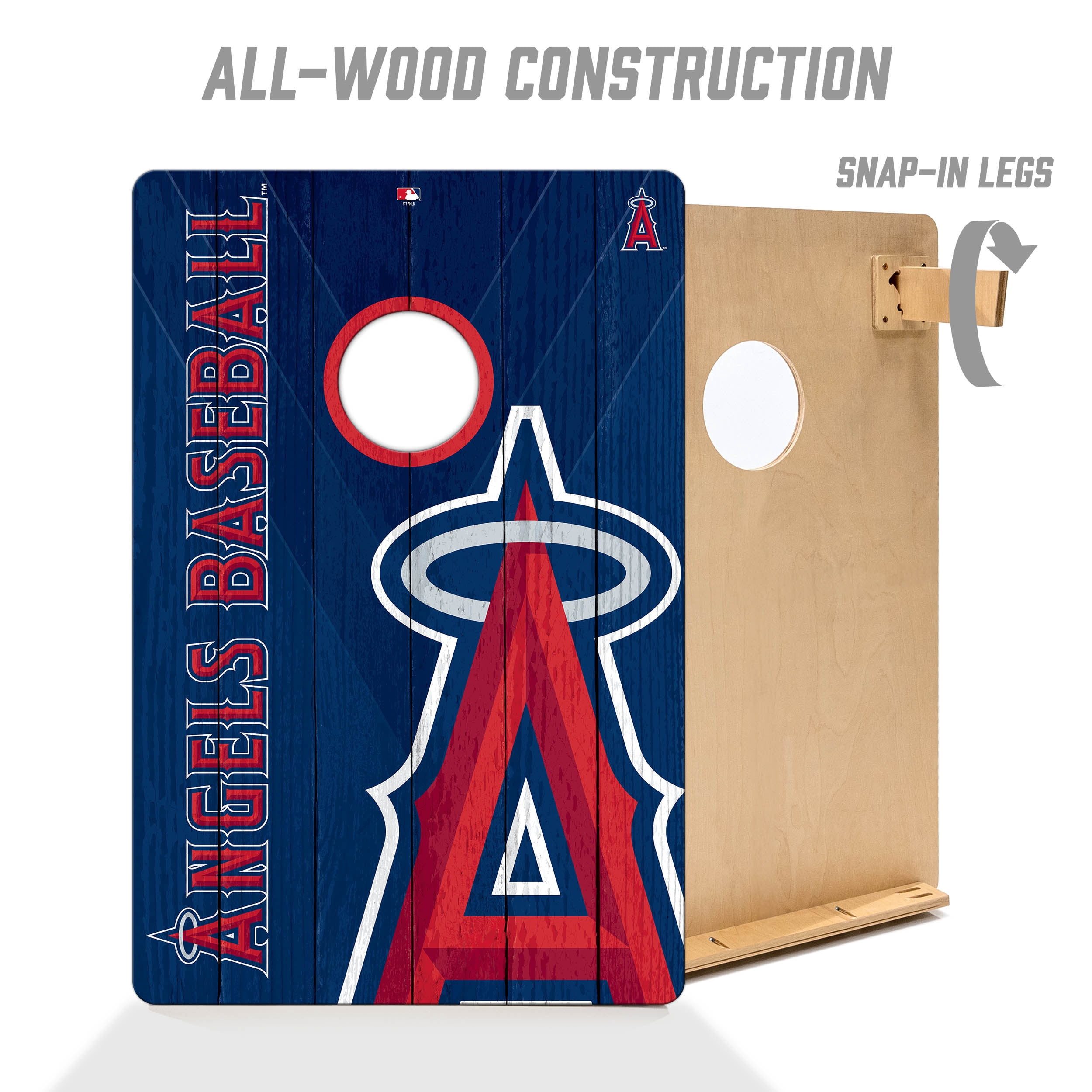 YouTheFan MLB Los Angeles Angels 2' x 3' Cornhole Game