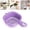 Purple, variant on olkpmnmk Kitchen Strainer Colander Bowl, Kitchen Layer Draining Basket with Handle, Fruit Rinser Strainer Container Vegetable Draining Basket for Mini Berry And Tomato Grape Washer, White
