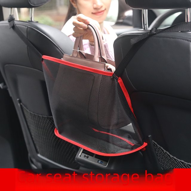 Bolsa de almacenamiento para asiento de automóvil, bolsa de red para reposabrazos, bolsa de almacenamiento plegable para respaldo de asiento, bolsa colgante, bolsa de almacenamiento para