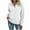White, variant on Diufon Womens Quarter Zip Pullover Casual Long Sleeve Shirts Half Zip Sweatshirts with Pockets Fall Fashion Clothes