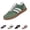 Green, variant on IEMIEMIEM Women's Sneakers Trainer Breathable Comfort Casual Low Top Walking Shoes Anti-Slip Thick Sole Lightweight Lace Up Running Walking Tennis Shoes Beige 6.5 Wide