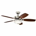 thumbnail image 3 of 330013MWH-Kichler Lighting-Canfield Pro - Ceiling Fan with Light Kit - with Traditional inspirations - 18.5 inches tall by 52 inches wide-Matte White, 3 of 7