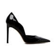 thumbnail image 2 of XYD Women Patent Leather Pointed Toe Pumps Slip-on Stiletto High Heels Side Cutout Sexy Evening Formal Shoes Size 9 Black, 2 of 4