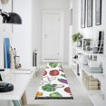 thumbnail image 4 of Yayeee Runner Rug for Bedroom 2'x6' Machine Washable Hallway Non Slip Mat, Red Vegetables Pattern, 4 of 8