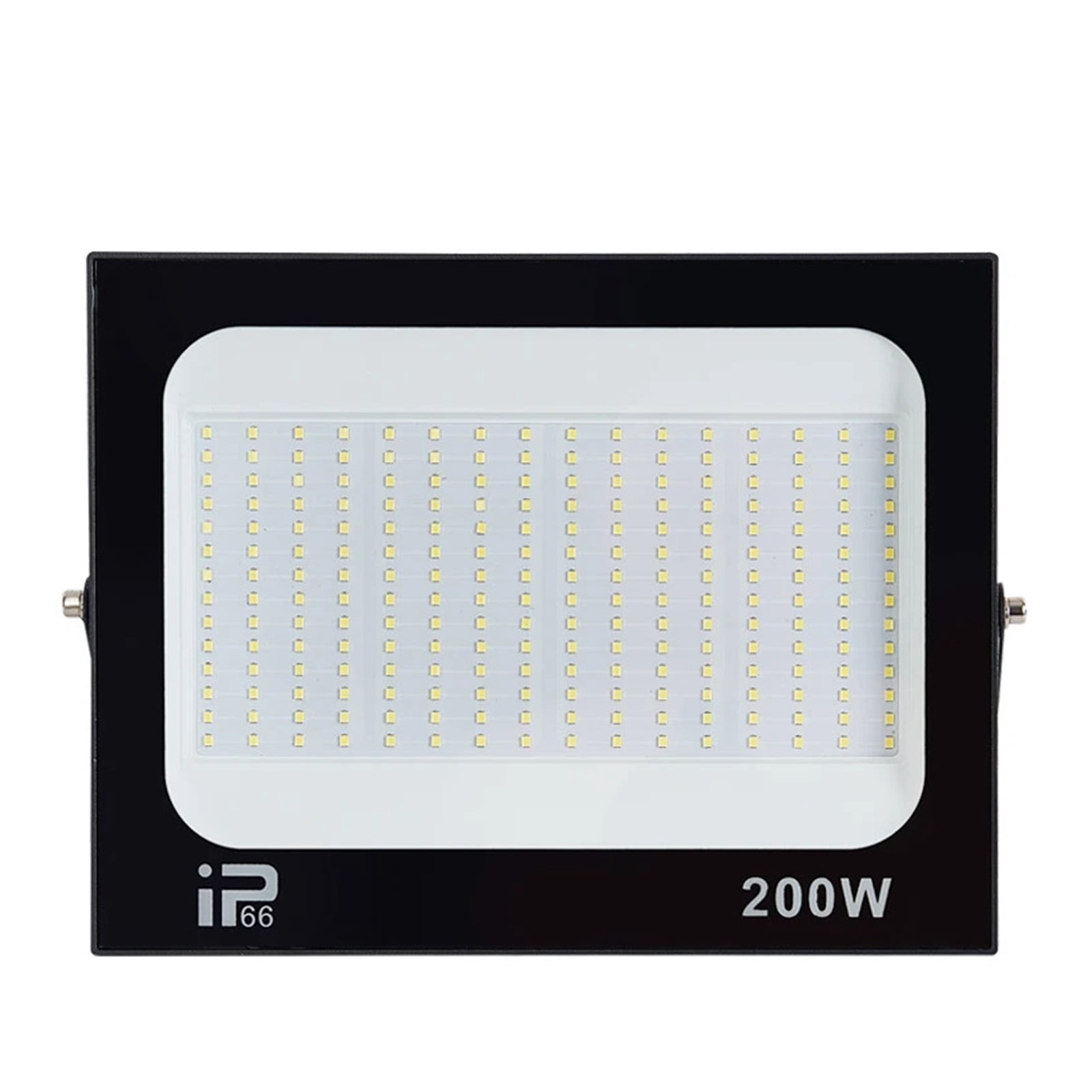 LED Flood Light Spotlight 100W 200W IP66 Waterproof LED Black Shell Garden Street Gate Wall Floodlights - Wide Angle Beam