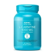 GNC Total Lean L-Carnitine 1000mg, 60 Tablets, Supports Recovery and Lean Muscle Growth