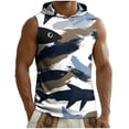 thumbnail image 4 of Gamivast Mens Sun Hoodie Zip up Regular Fit Sleeveless Cooling Hoodie Lightweight Soft Fabric Sun Protection Hoodie for Gym Workout And Athletic Outfits, 4 of 8