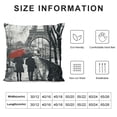 thumbnail image 5 of YINGXI Throw Pillow Covers Oil Painting Paris European City Landscape France Eiffel Tower Decor Linen Pillow Cases Home Decorative Square Pillowcases 18x18in, 5 of 5