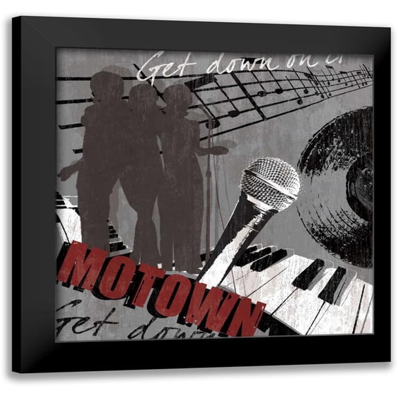 Venter, Tandi 12x12 Black Modern Framed Museum Art Print Titled - Motown
