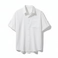 thumbnail image 6 of Qiyinn Men's Cool Summer Casual Adjustable Sleeve Length Shirt T-shirt, 6 of 7