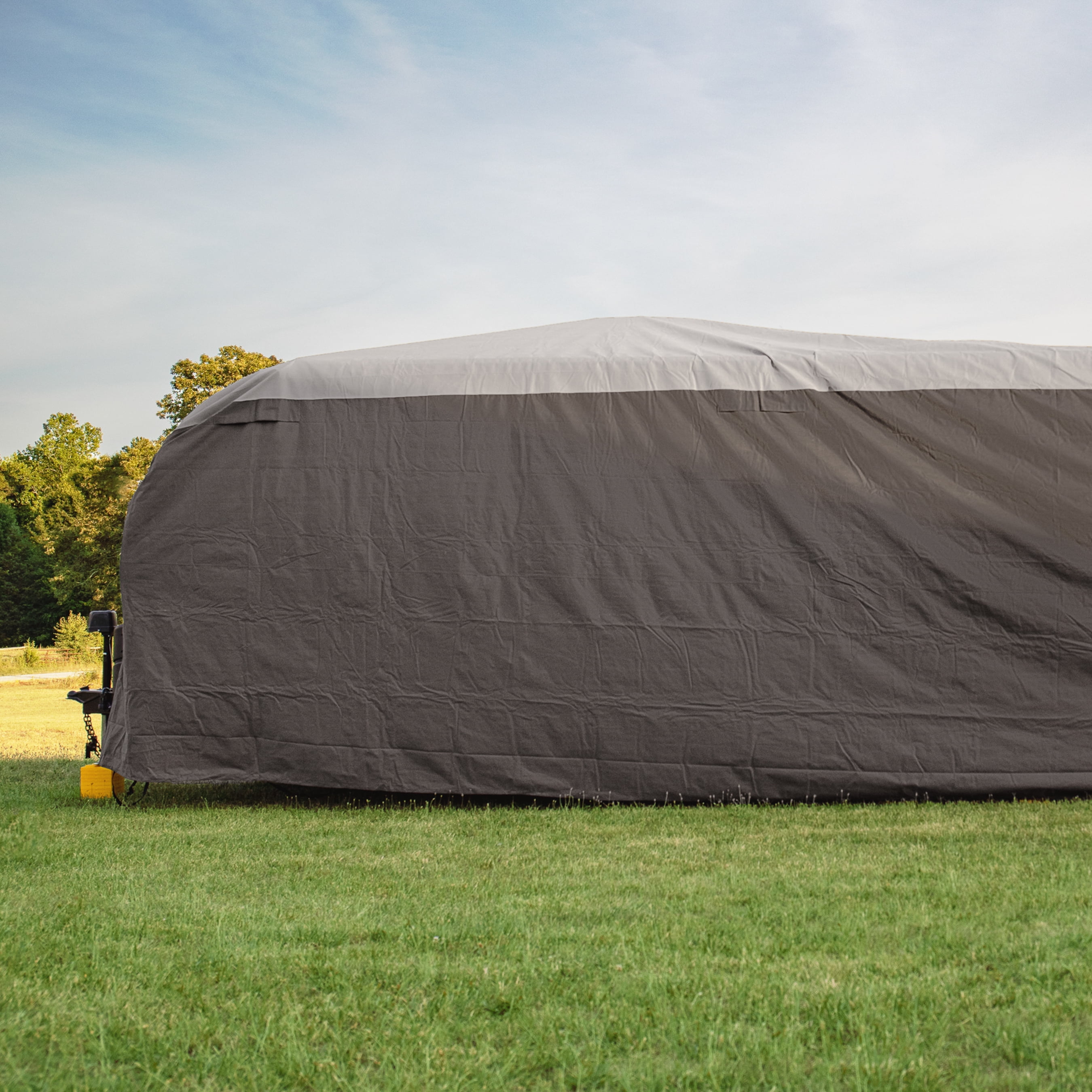 Camco ULTRAGuard RV Cover Fits Class C RVs/Travel Trailers 28 to 30-feet  Extremely Durable Design that Protects Against the Elements (45744) 