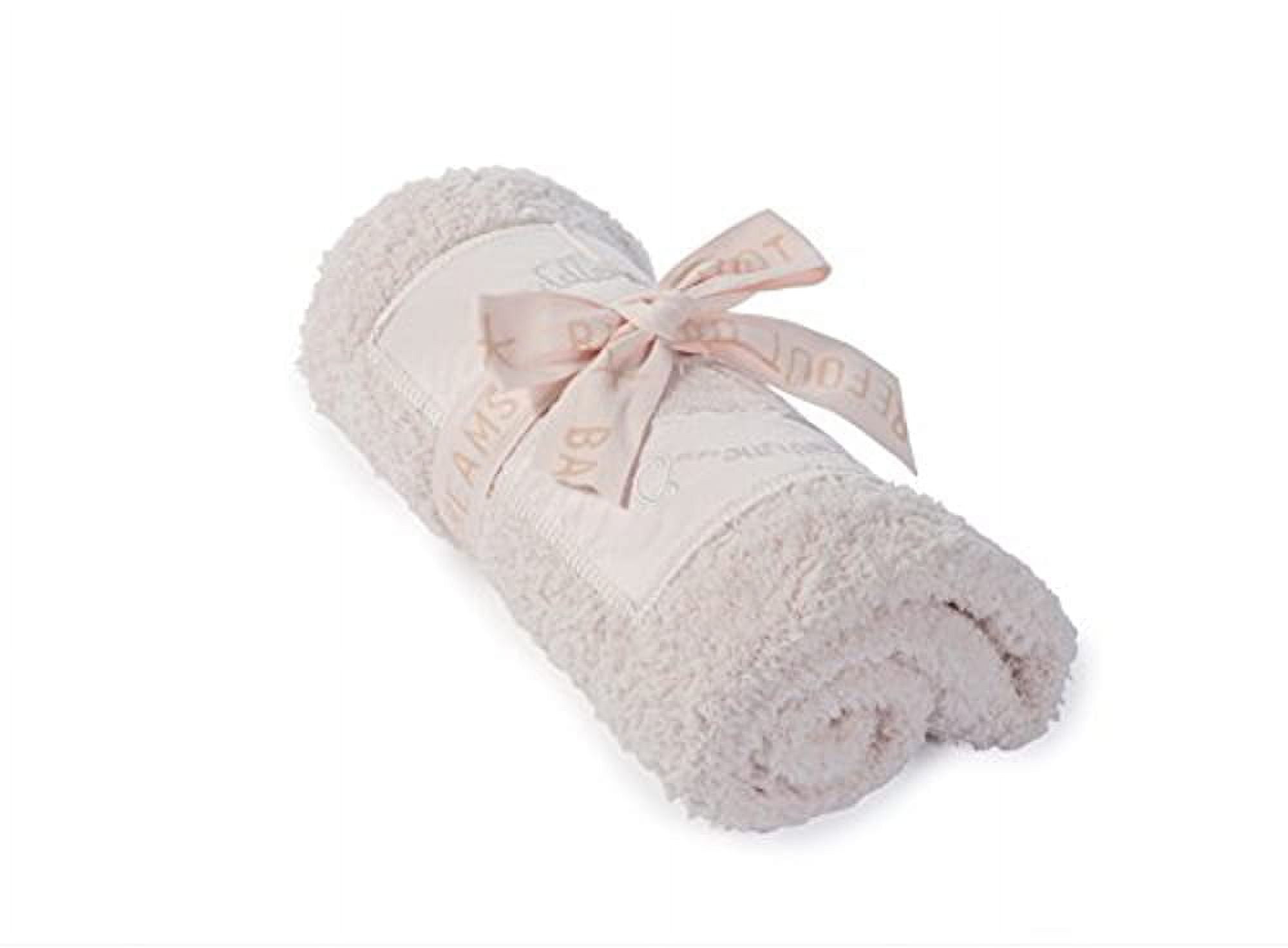 Barefoot Dreams CozyChic Scalloped Receiving Blanket - Pink & Tutu,30 x  32 : : Home