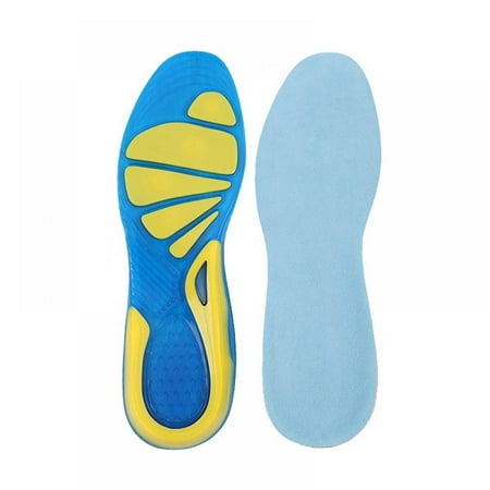 

Silicon Gel Insoles Foot Care for Plantar Fasciitis Heel Spur Running Sport Insoles Shock Absorption Pads arch orthopedic SEBS i