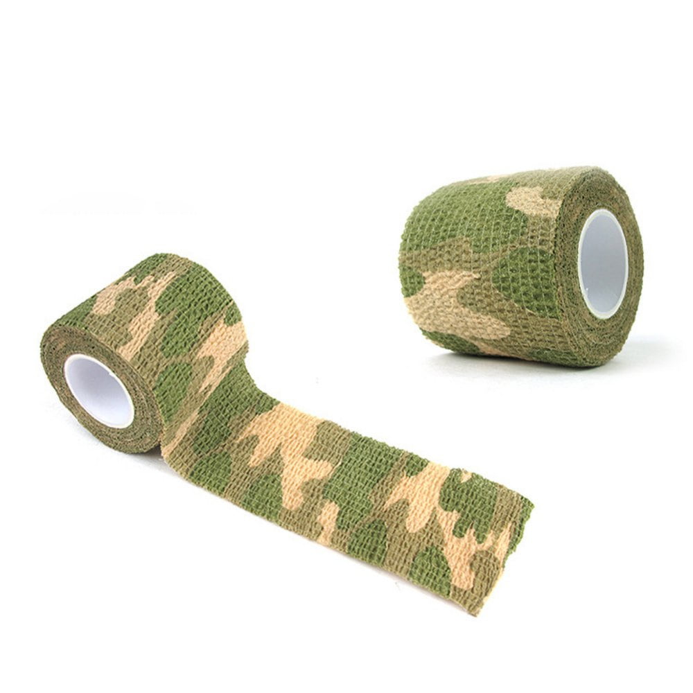 1pcs New Military Outdoor Camo Camouflage Stealth Tape Grass camouflage 