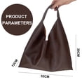 thumbnail image 2 of Bolso de mano de cuero, bolsos hobo de gran tamaño, bolso de mano grande para el trabajo de las mujeres, bolsos de cuero de viaje, bolsos de mano para la escuela, 2 of 5