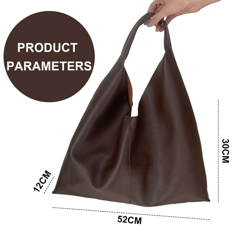 Leather tote top bag for school