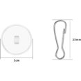 thumbnail image 2 of 30 ganchos de techo, disco pequeño para succión de techo, ganchos autoadhesivos de 3 cm, no es necesario perforar agujeros para uso en el techo. Sincero Electrónica, 2 of 5