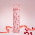 thumbnail image 3 of Zak Designs 32oz Stainless Steel Harmony Water Bottle Inspired by St. Jude Patient Art Strawberry, 3 of 13