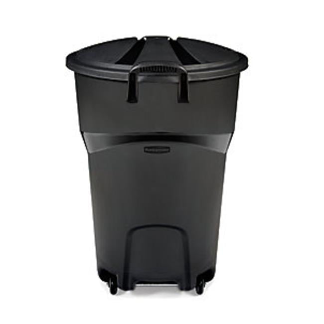 Rubbermaid Specialty 374859601 FG5H9848BLA 32 gal Garbage Can with Wheels Black