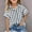 Black, variant on Summer Girls Cotton Linen Shirts Kids Striped Tops Lapel V Neck Button Down Shirt Loose Fit Dressy Casual Blouses Tee, Limited Time Under 10 Dollars