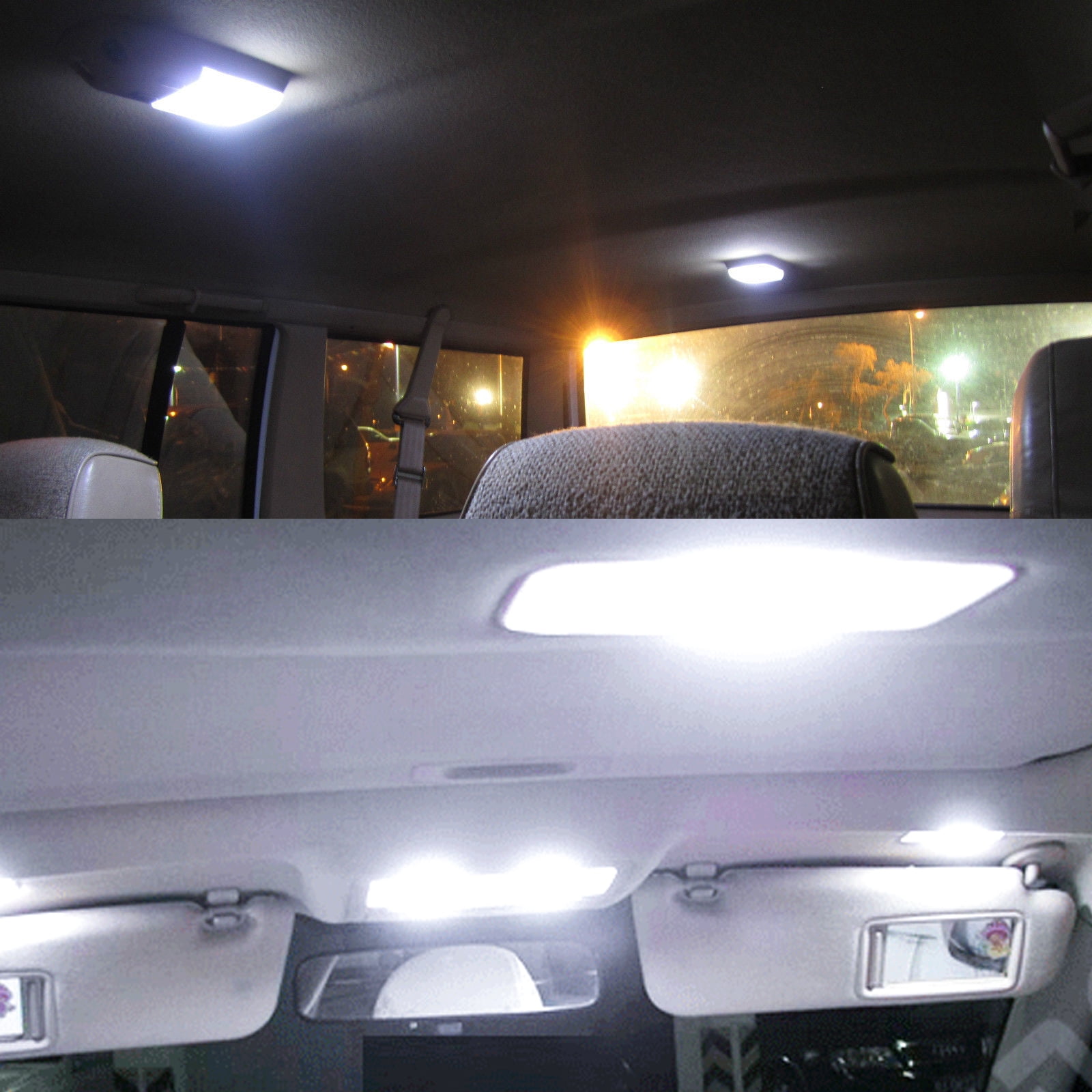 RV Interior LED Light Bulbs, EEEkit 20pcs Bright T10 194 42-SMD 12V Car Backup Reverse LED Lights Bulbs Light Width Lamp, Xenon White