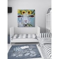 thumbnail image 3 of Marmont Hill Floral Sheep II by Elizabeth St. Hilaire Canvas Wall Art, 3 of 7