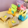 thumbnail image 5 of XIMIN Toddler Cute Cartoon Dinosaur Rain Boots Waterproof Rubber Boots Kids Rain Boots for Girls Boys Unisex-Child Outdoor Rain Boots, 5 of 8