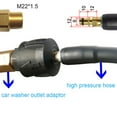 thumbnail image 2 of Brass M22 Adapter High Pressure Washer Hose Connector For Easy Fitting, 2 of 8