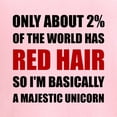 thumbnail image 3 of CafePress - Red Hair Majestic Unicorn - Women's Nightshirt, 3 of 4