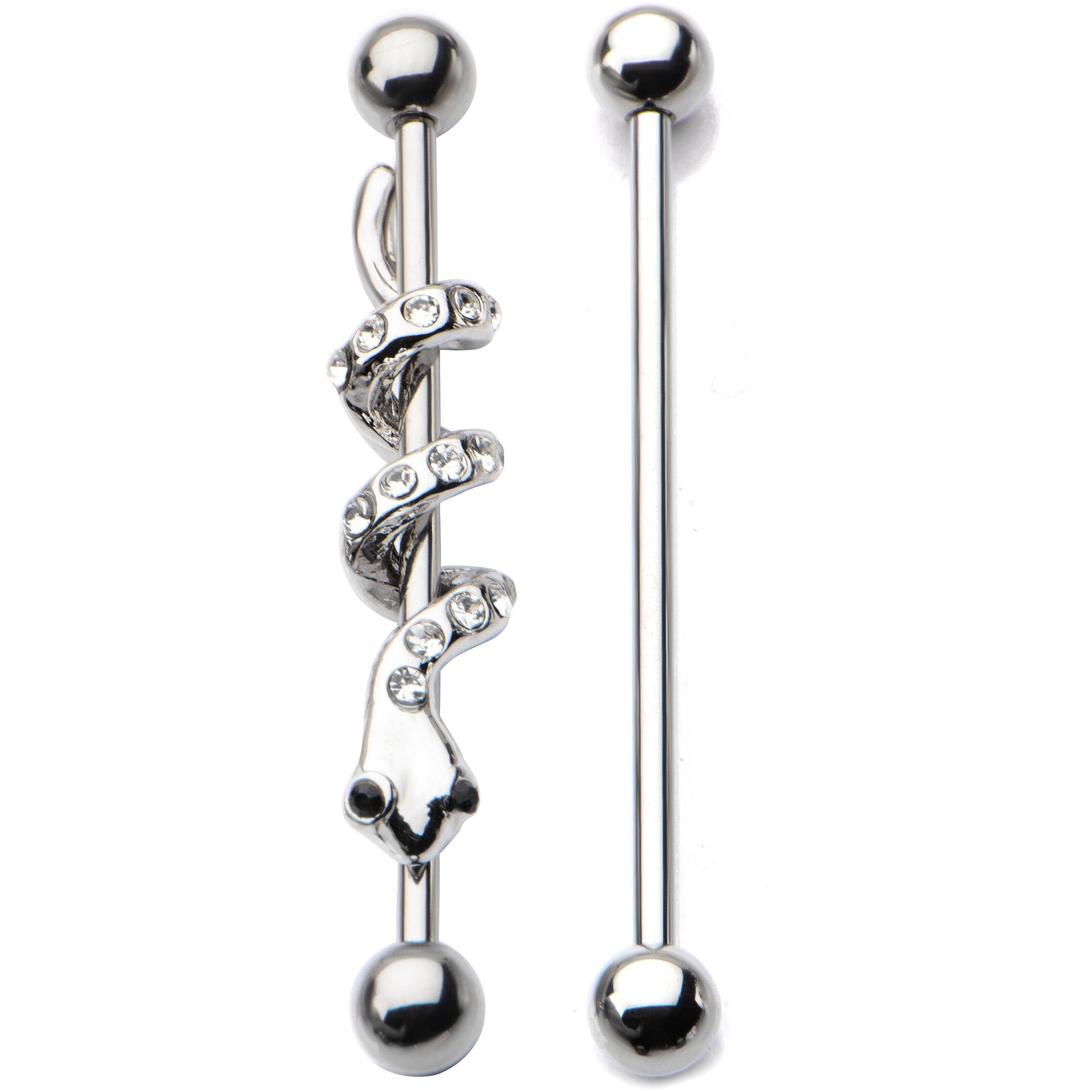 14g Indstr Snake Duo Walmart inside Barbell Body Jewelry 14g Indstr Snake Duo Walmart inside Barbell Body Jewelry