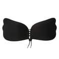 thumbnail image 2 of Mujeres sexy silicona adhesiva Invisible ala Bra Stick Gel Push Up Vestido de boda Backless Str CACAGOO Sostén, 2 of 7