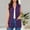 Purple, variant on Ynynloco Women's Long Knit Cardigan Vest with Pockets Machine Washable Casual Sleeveless Open Front Draped Duster Vest