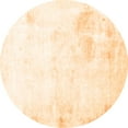 thumbnail image 1 of Ahgly Company Indoor Round Abstract Orange Modern Area Rugs, 7' Round, 1 of 4