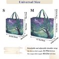 thumbnail image 2 of FORMRS Womens Corduroy Tote Bag Crossbody Shoulder Handbag with Pocket, Moonlight Forest, 2 of 7