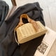 thumbnail image 5 of Bolso playa paja tejido hobo JShteea blanco, 5 of 9