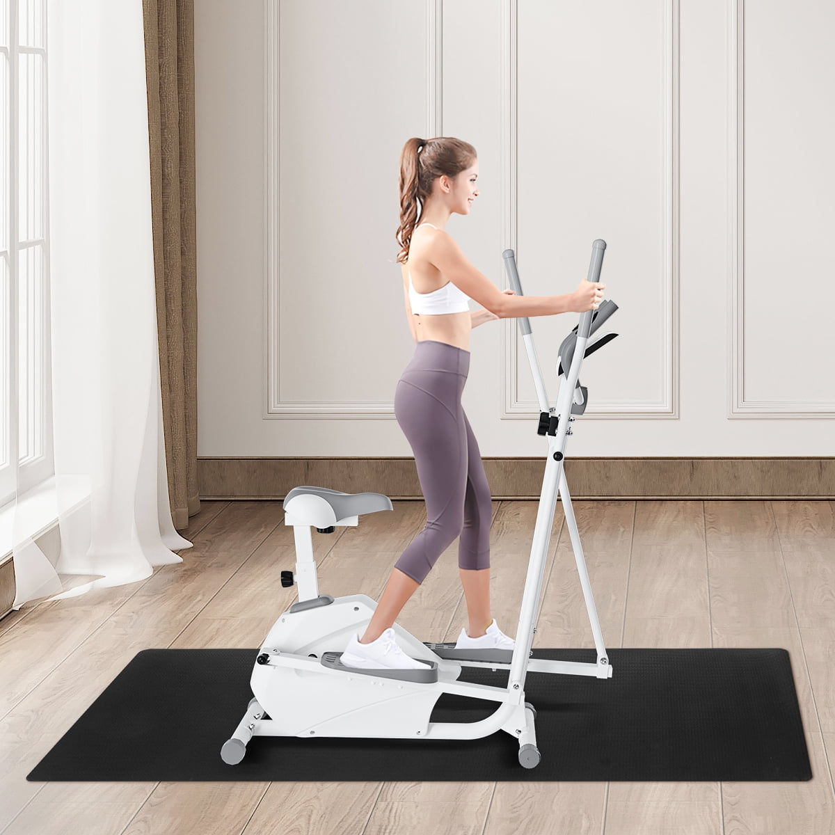Details about   Exercise Equipment Mat Gym Bikes Steppers aerobics Floor Protector Treadmill PVC 