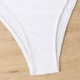 thumbnail image 4 of Tawop Ladies Swimsuits Bikini Solid Color Hollow Out White S, 4 of 8