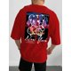 thumbnail image 5 of Camisetas con diseño de paisaje de puesta de sol y oso de dibujos animados de Nueva York, Camisa de algodón a la moda para hombre, camisetas holgadas de verano, camiseta de gran tamaño, 5 of 5