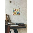 thumbnail image 3 of Epic Graffiti 'Coral and Teal Garden I' by Silvia Vassileva, Canvas Wall Art, 12"x12", 3 of 3