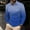 Blue, variant on Zylanna Men's Long Sleeve Polo Shirts with Chest Pocket, Turndown Collar Spring Fall Slim Fit Gradient Color Casual Pullover Tops for Man Brown