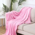 thumbnail image 1 of Solid Color Blanket Flannel Blanket Coral Fleece Blanket Faleile Gift Blanket Air-conditioning Blanket, 1 of 3