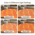 thumbnail image 7 of ODIKA 5'x7' Washable Area Rug Mid Abstract Century Curved Motifs Vibrant Palette Block Retro for Small Living Room, Bedroom, Easy Care, Non-Shedding, Pet Friendly, 7 of 7