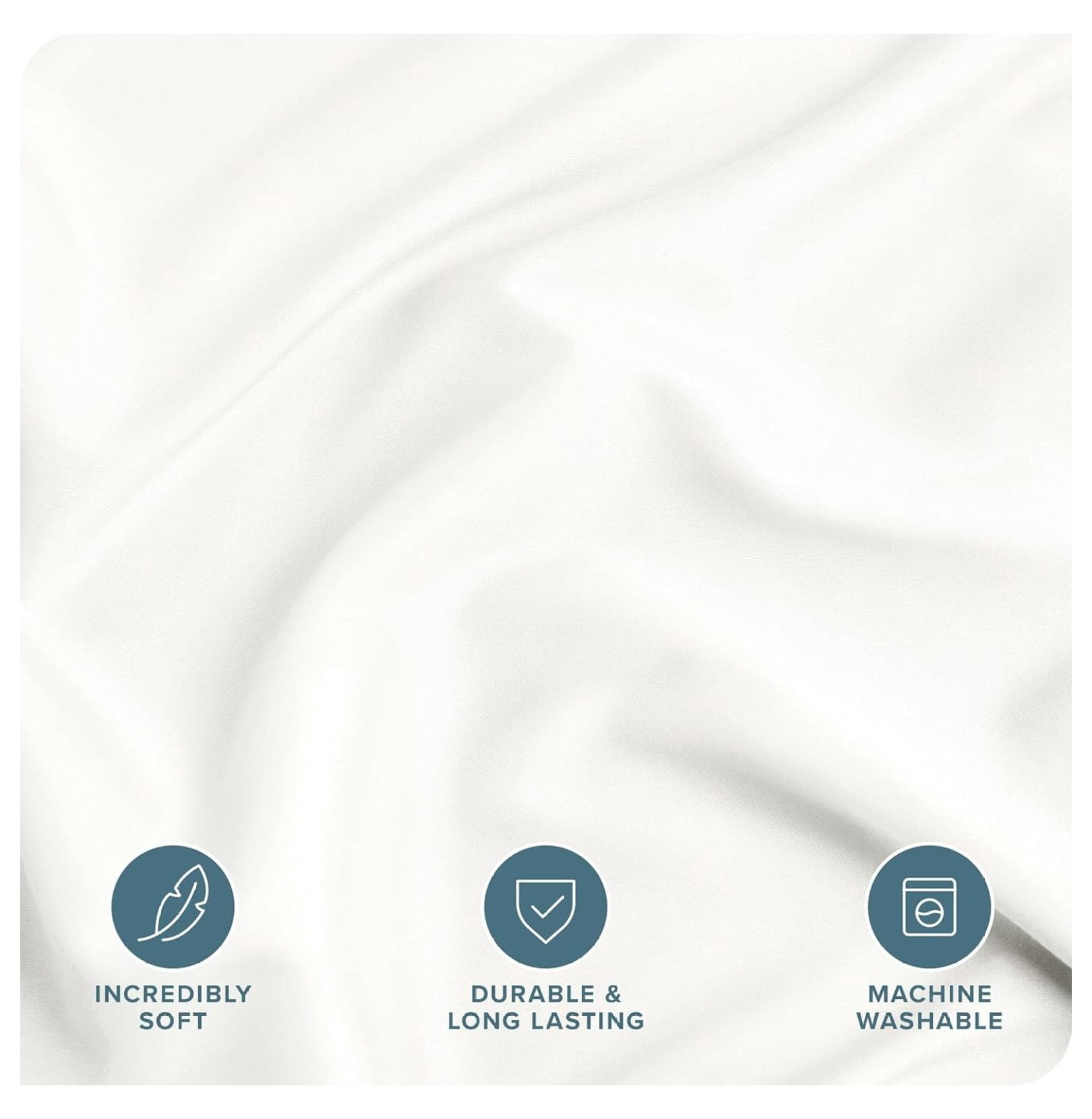 Bedding Duvet Cover Oversized Queen - Premium 1800 Super Soft Collection - Lightweight, Cooling - Soft Breathable Bedding Duvet Cover (Oversized Queen, Cream)