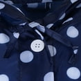 thumbnail image 4 of Chubasquero largo para mujer Sunnimix impermeable con capucha azul, 4 of 8