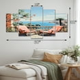 thumbnail image 4 of Designart "The Sweetness of the Italian Coast III" Italian Art Living Room Set, 4 of 5