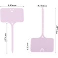 thumbnail image 2 of 50Pcs T-Type Plastic Plant Labels Waterproof Re-Usable Nursery Flower Vegetables Herb Markers Sign Stakes Garden Classification Tag, 2 of 6