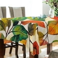thumbnail image 5 of Yayeee Tablecloths 60" x 120" Rectangle Wrinkle Resistant Party Table Cover, Beige Leaves, 5 of 8
