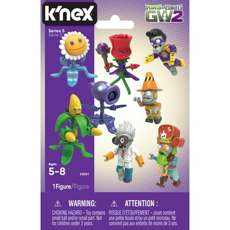 K'NEX Plants vs Zombies - Mystery Figures, Series 5 - Ages 5  Buildable Figure